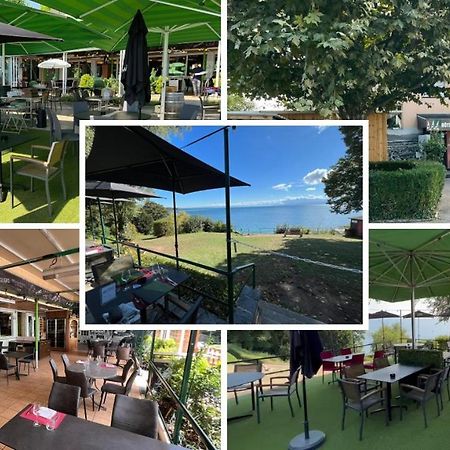 Hotel Restaurant De La Plage Gland Exterior photo