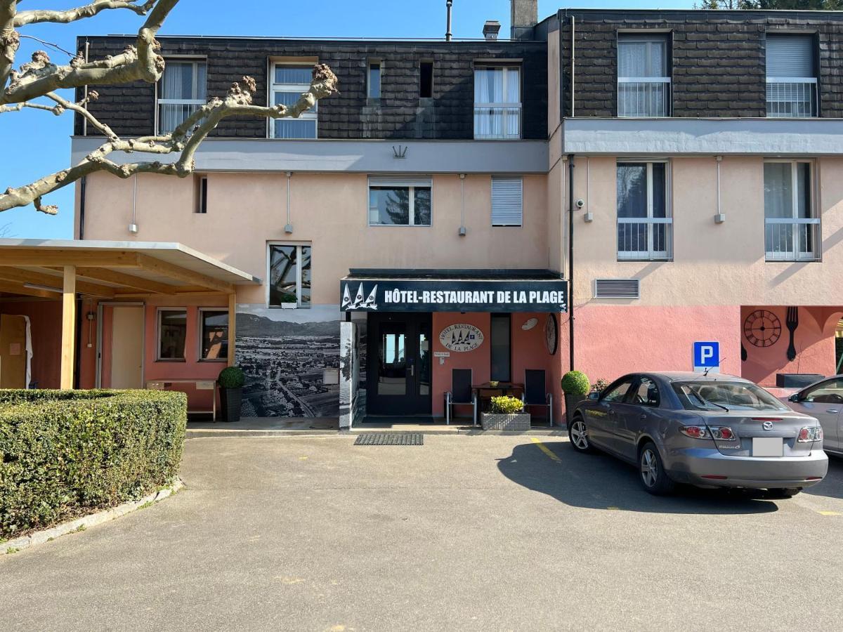 Hotel Restaurant De La Plage Gland Exterior photo