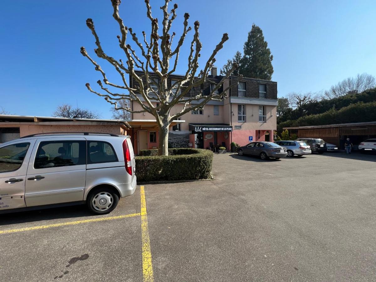 Hotel Restaurant De La Plage Gland Exterior photo